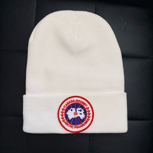 White Unisex Winter Beanie